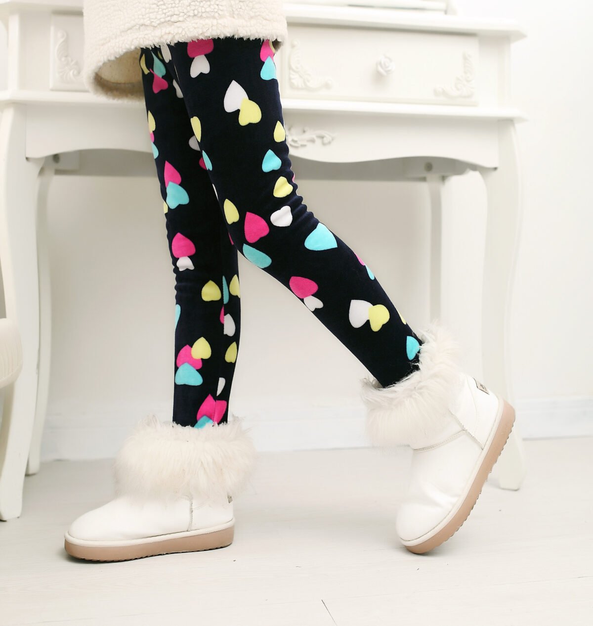 CozyCharm – Girls' Warm Leggings - Image 7