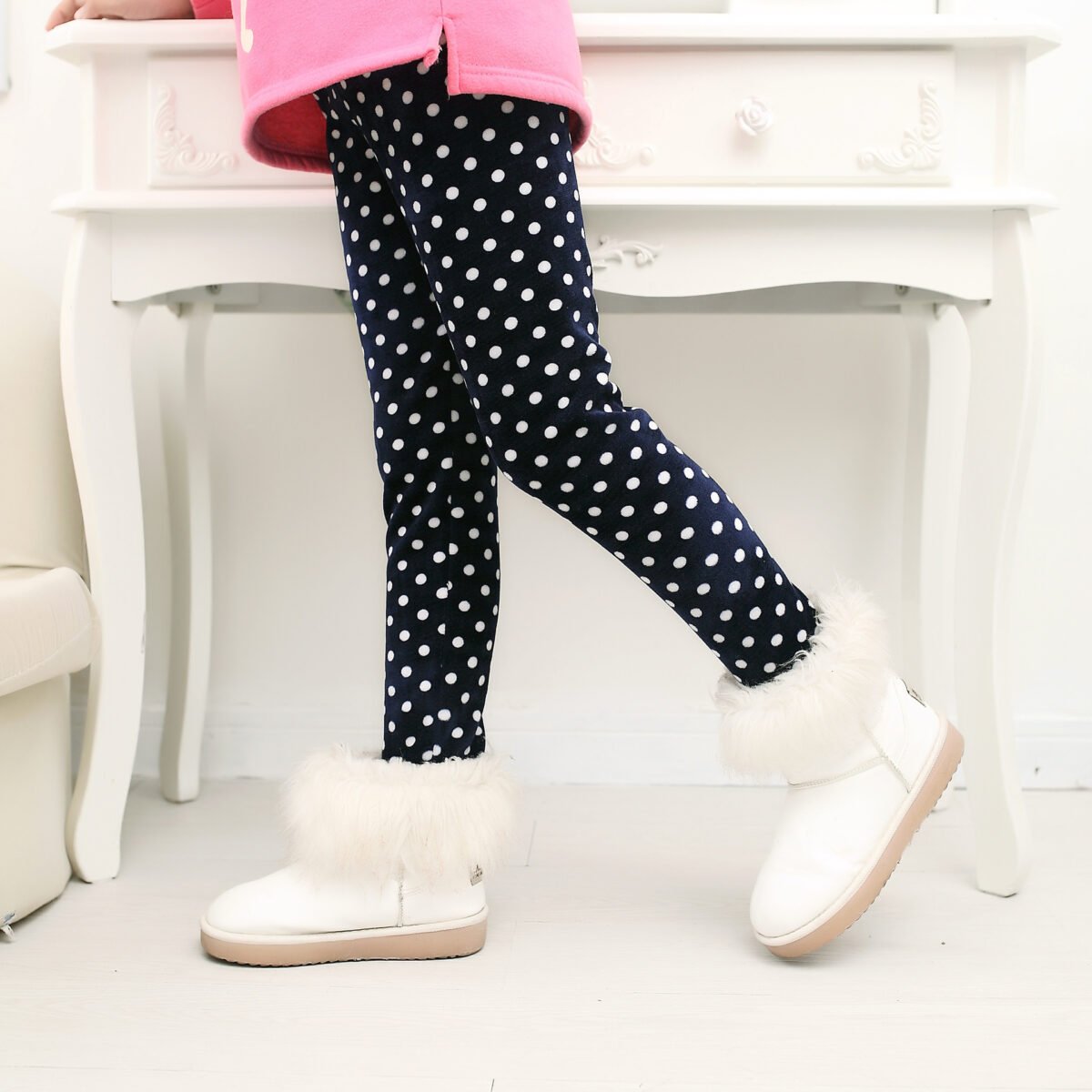 CozyCharm – Girls' Warm Leggings - Image 6