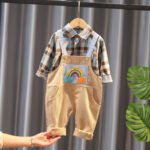 PlayfulCharm – Boys' Two-Piece Bib Outfit - Image 5