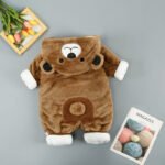 SnuggleBear – Baby Cotton Hooded Onesie - Image 3