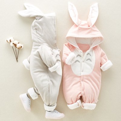 SnuggleEase – Soft Cotton Baby Jumpsuit Romper