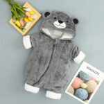 SnuggleBear – Baby Cotton Hooded Onesie - Image 5