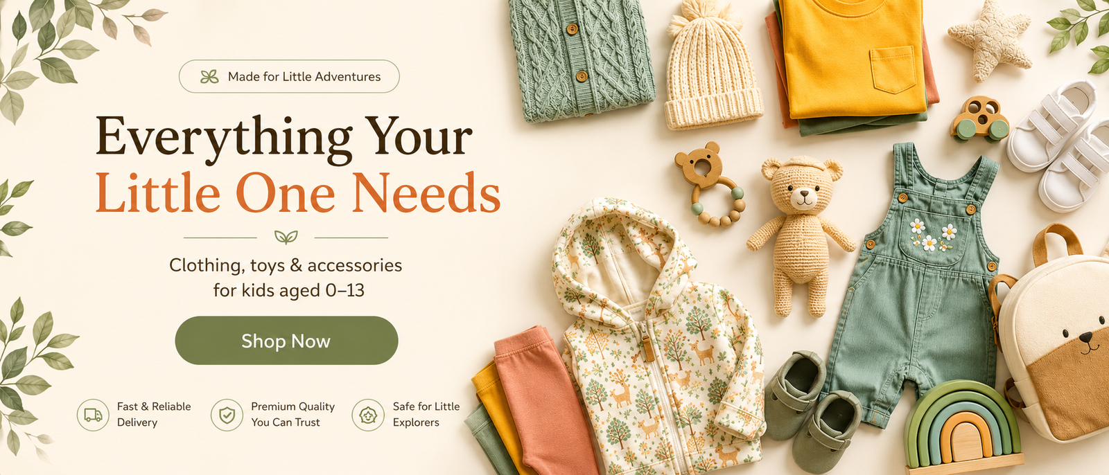Everything Your Little One Needs - clothing, toys and accessories for children