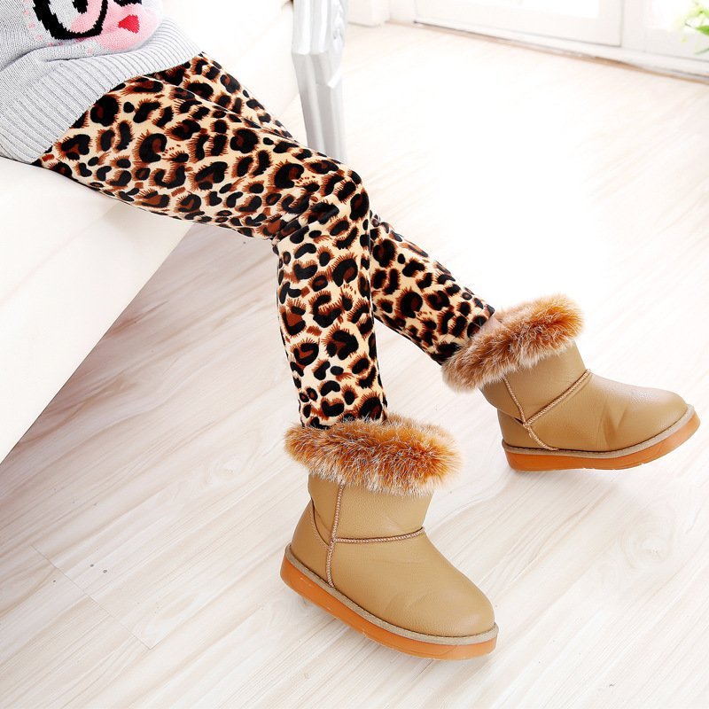 CozyCharm – Girls' Warm Leggings - Image 2