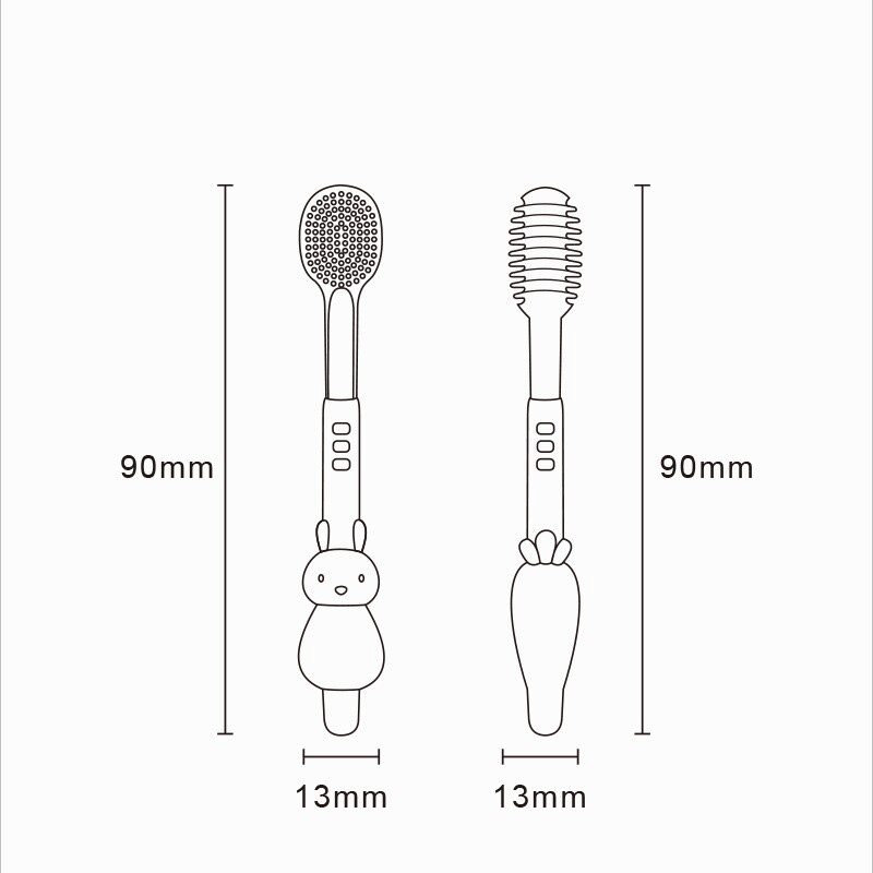 SiliBrush – Durable Safe Baby Teeth Cleaners Training Toothbrushes - Image 6