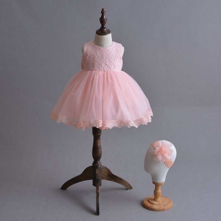 LunaBloom – Baby Girl Full Moon Princess Dress - Image 3