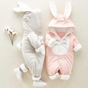 SnuggleEase – Soft Cotton Baby Jumpsuit Romper