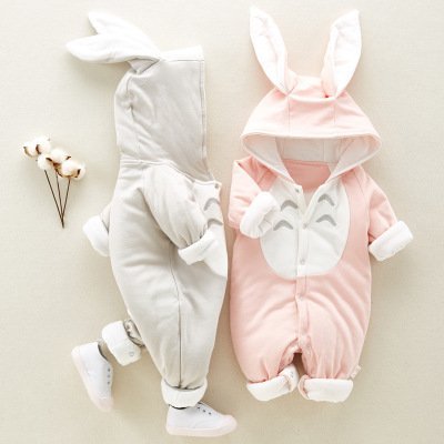SnuggleEase – Soft Cotton Baby Jumpsuit Romper